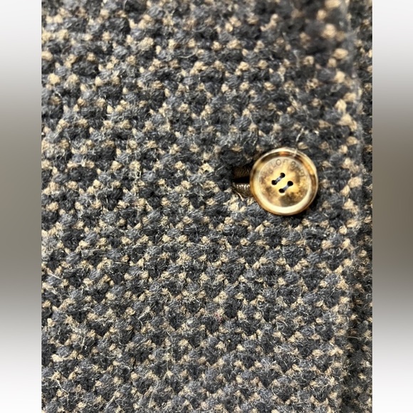 Loro Piana textured knit cashmere leather military jacket blazer cardigan - Picture 13 of 15